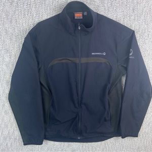 Lightweight Merrell Jacket Windbreaker Men’s M blue/Black Green Zip Athletic
